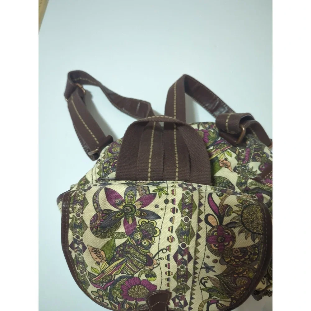 SAKROOTS  Owl Backpack Artist Circle Small Charm Whimsigoth Mini Bag Granola